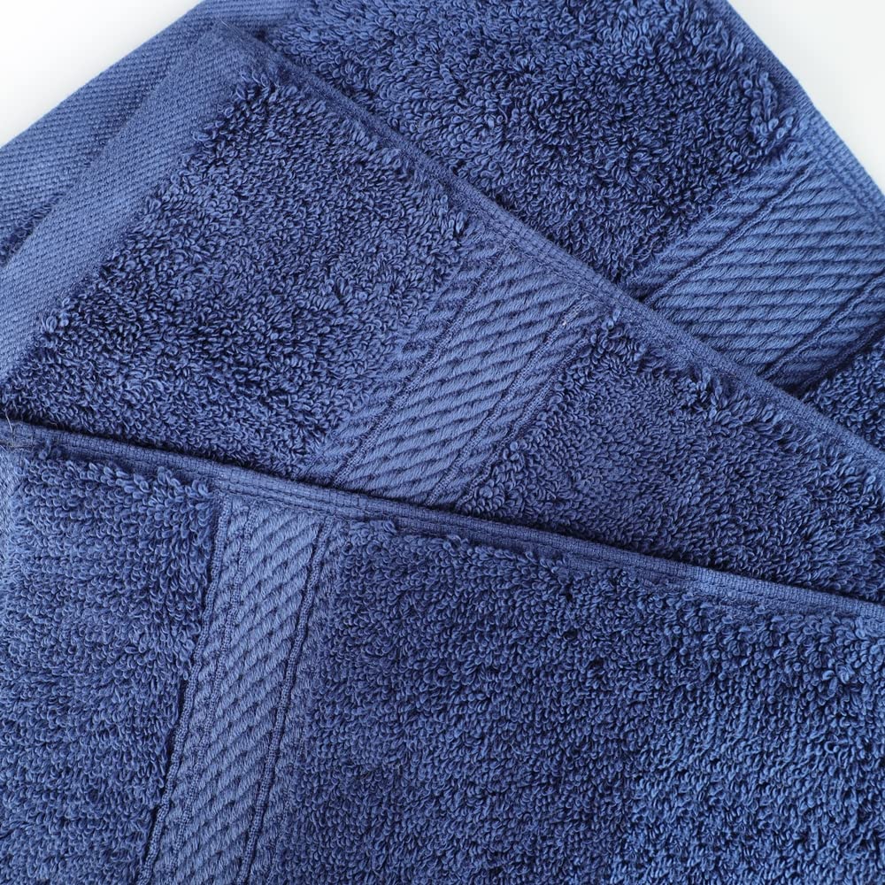 Superior Egyptian Cotton 800 Gsm Face Towel Set, Includes 6 Face Towels, Luxury Plush, Thick Absorbent Towels, Quick Dry, Soft B
